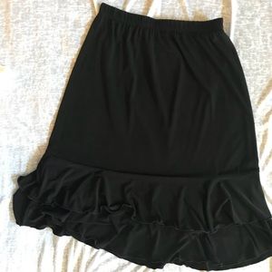 Black skirt